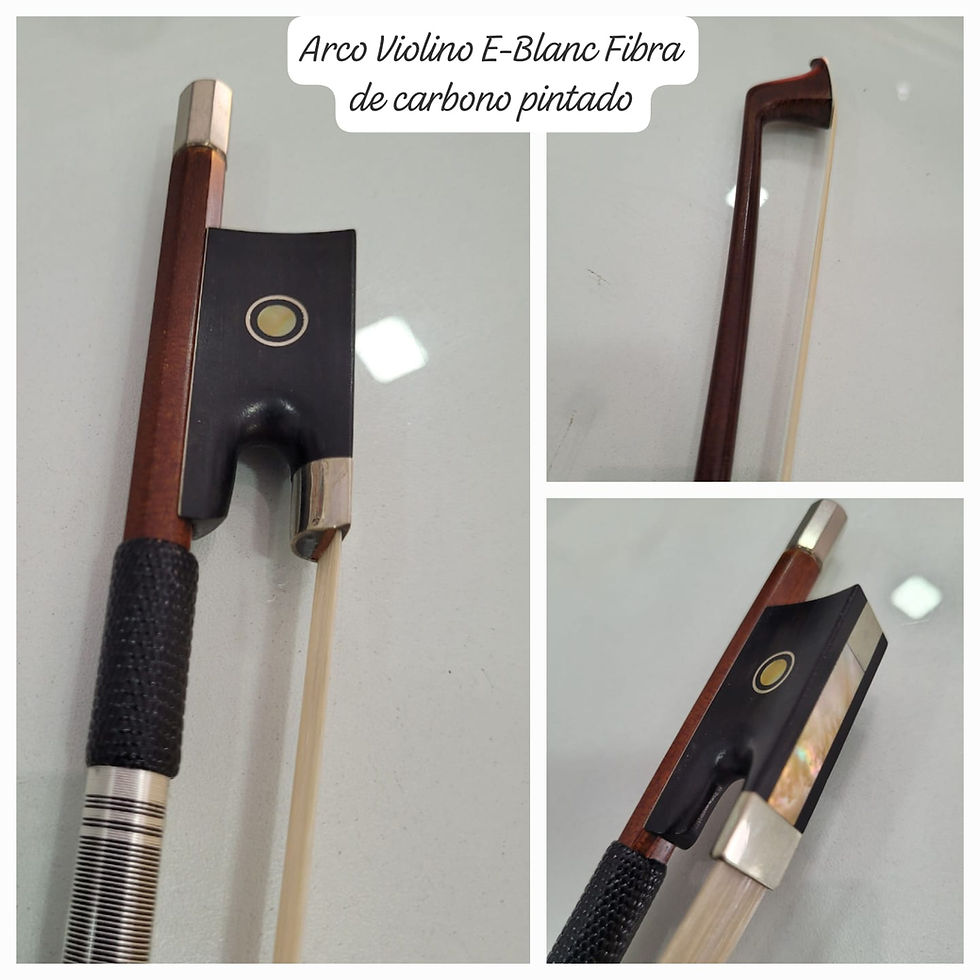Arco para Violino E-Blanc Fibra de Carbono Pintado
