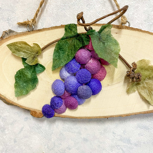 葡萄の壁掛け | 朝日村まゆの花の会