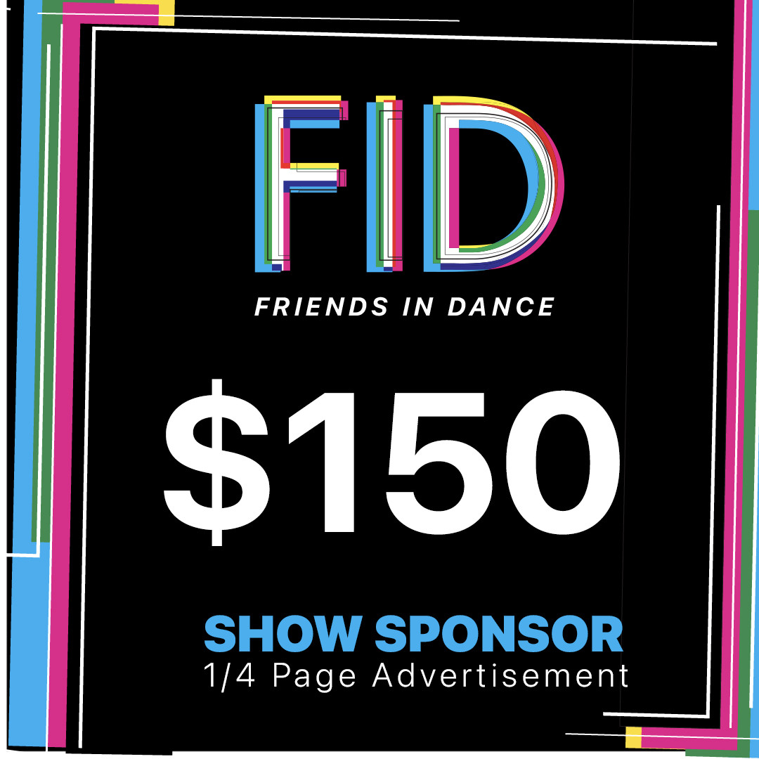 1/4pg - $150 Sponsorship Ad