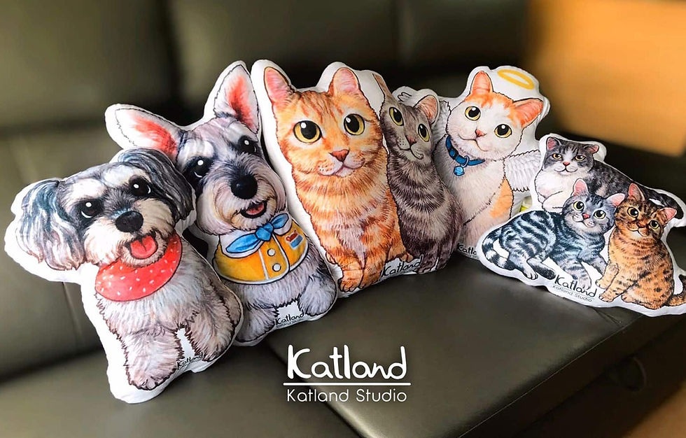 縮圖：訂製寵物形抱枕