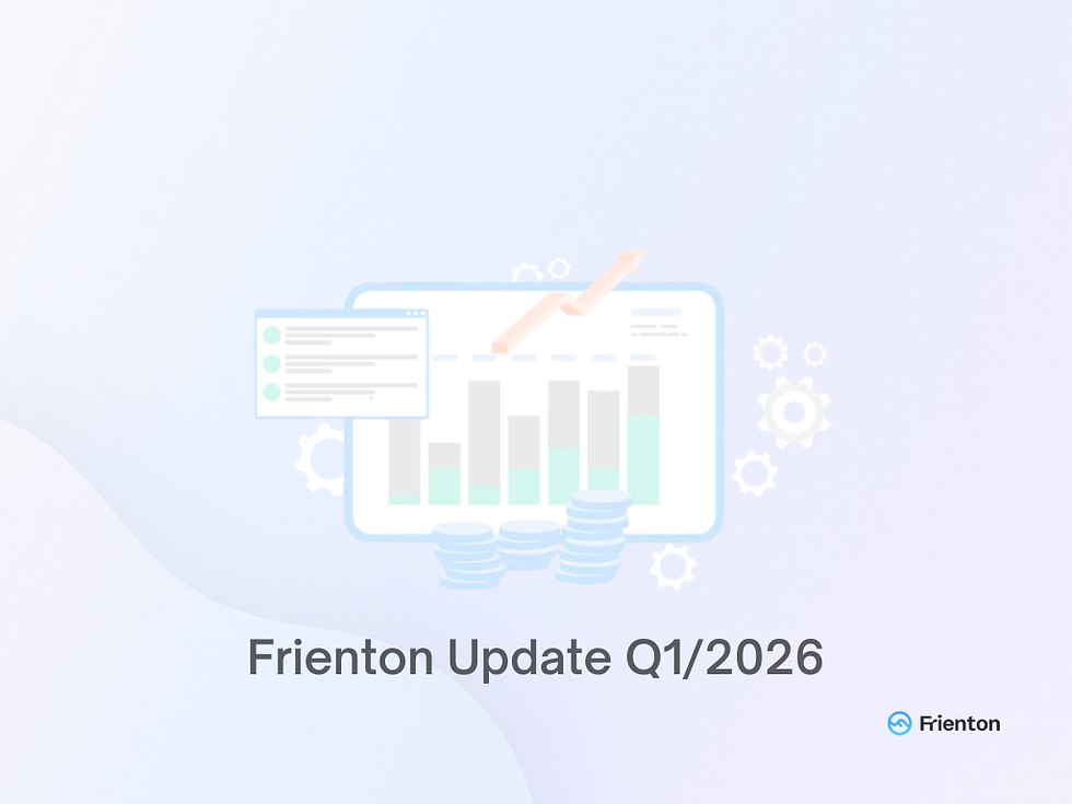 Frienton Update Q1/2026: Neue Features für Buchhaltung & E-Commerce
