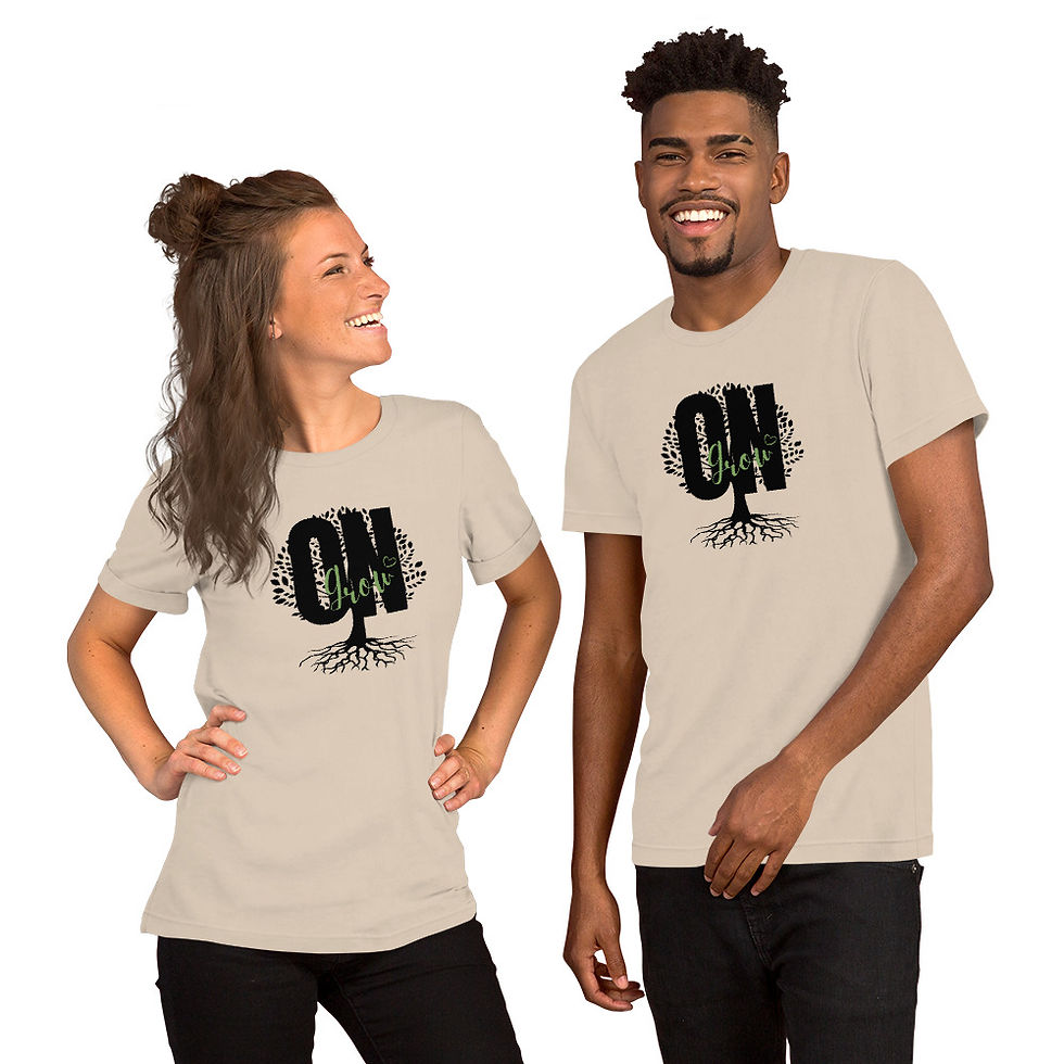 Thumbnail: GROW ON SIGNATURE LABEL Unisex t-shirt