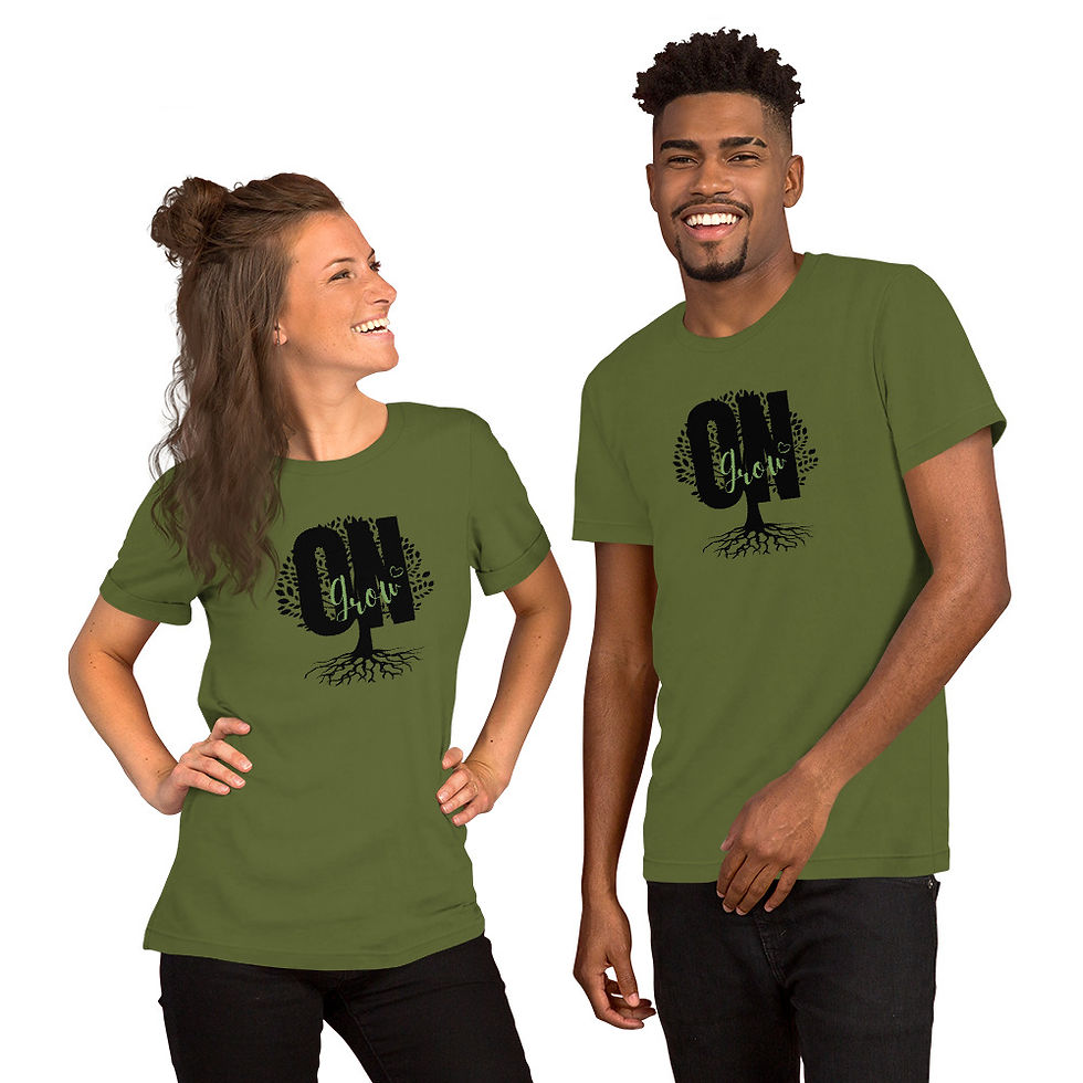 Thumbnail: GROW ON SIGNATURE LABEL Unisex t-shirt
