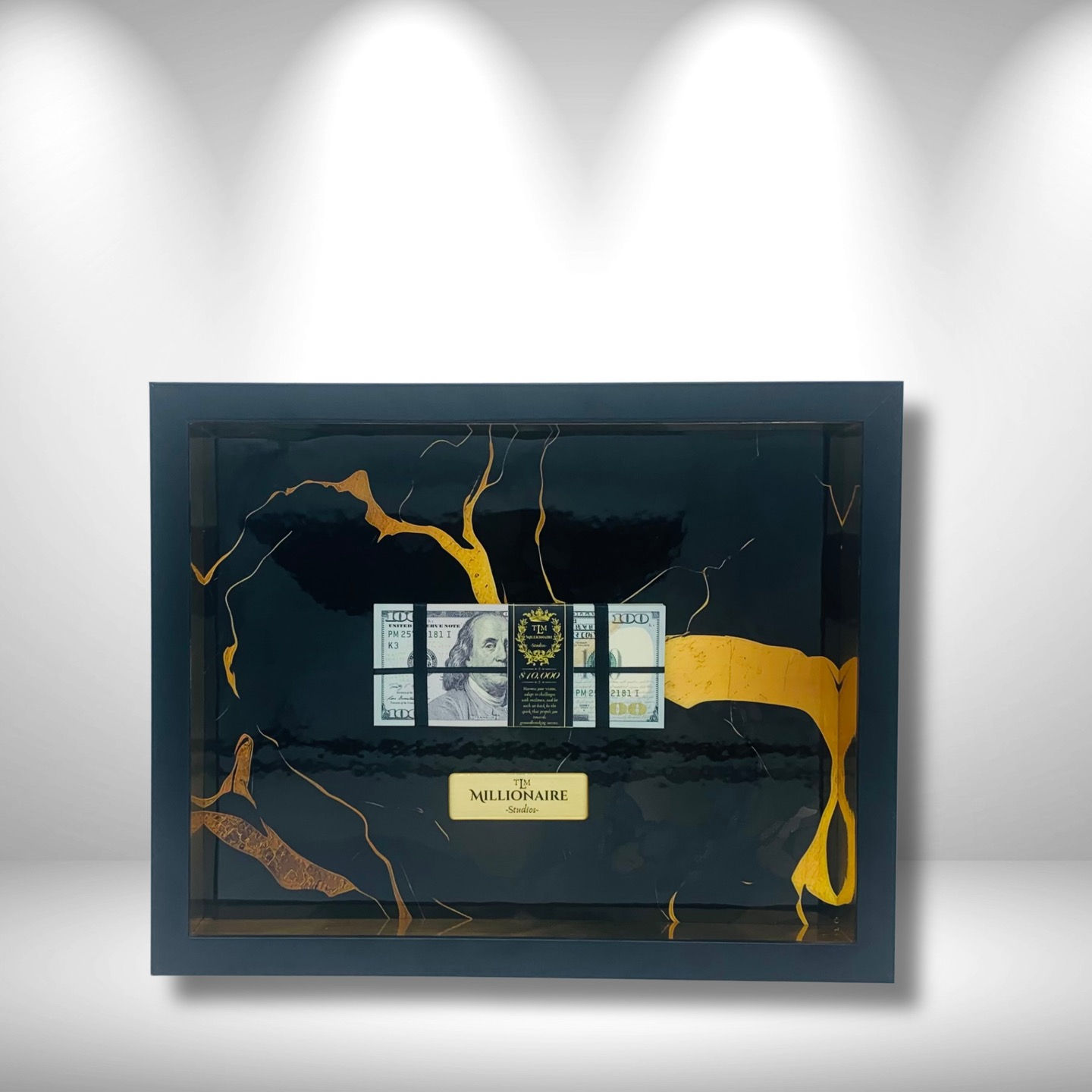 Presidential Tier Single Stack Gilded Obsidian