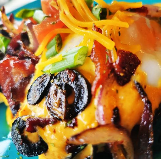 Arranged Food and Objects