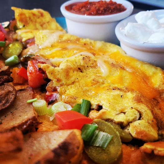 Arranged Food and Objects