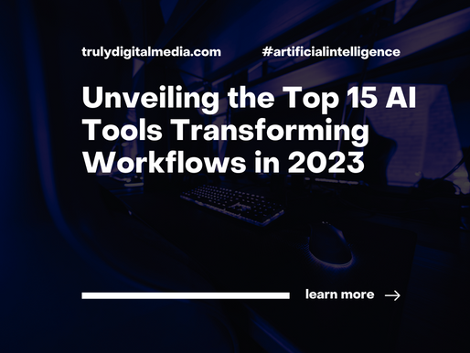 Boosting Productivity: Unveiling the Top 15 AI Tools Transforming Workflows in 2023