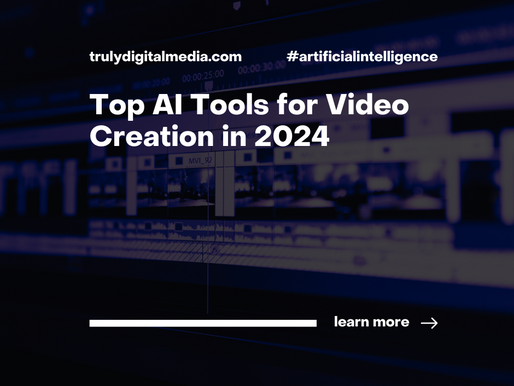 Top AI Tools for Video Creation in 2024