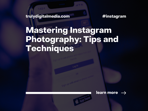 Mastering Instagram Photography: Tips and Techniques