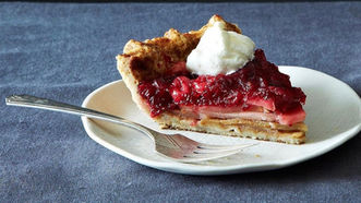 Gingered Cranberry Pear Pie