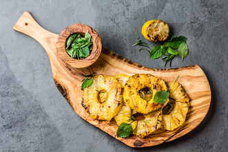 Rum soaked Summer Pineapple Rings