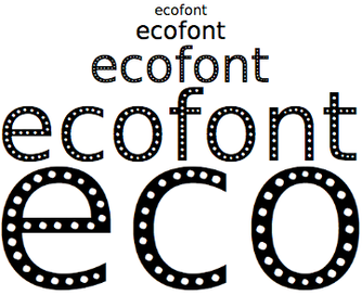 Ecofont: Uma fonte sustentável