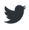 Twitter logo, dark