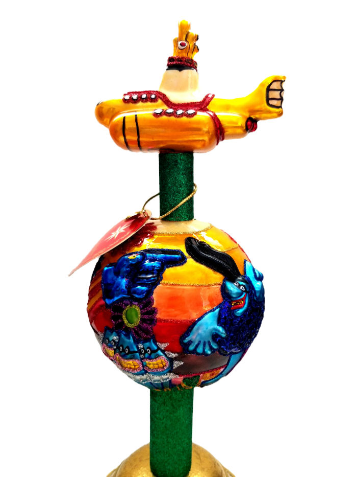 Thumbnail: Radko #1020931 Beatles On Top Finial - 2021