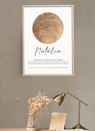 Custom Star Map with Real Astrological Insight - Star Map, Soul Map, Astrological Insight, Astrological Profile | Golden Star