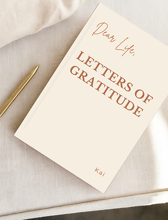 Letters of gratitude - Personalized gratitude notebook by The Momentum Way