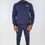 Thumbnail: TheDinaCo Slim Fit Track Pants - Navy