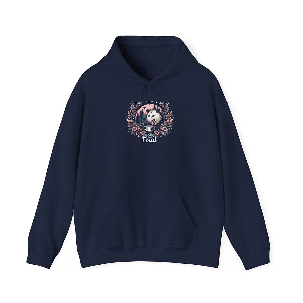 Thumbnail: Feral Possum Unisex Hooded Sweatshirt