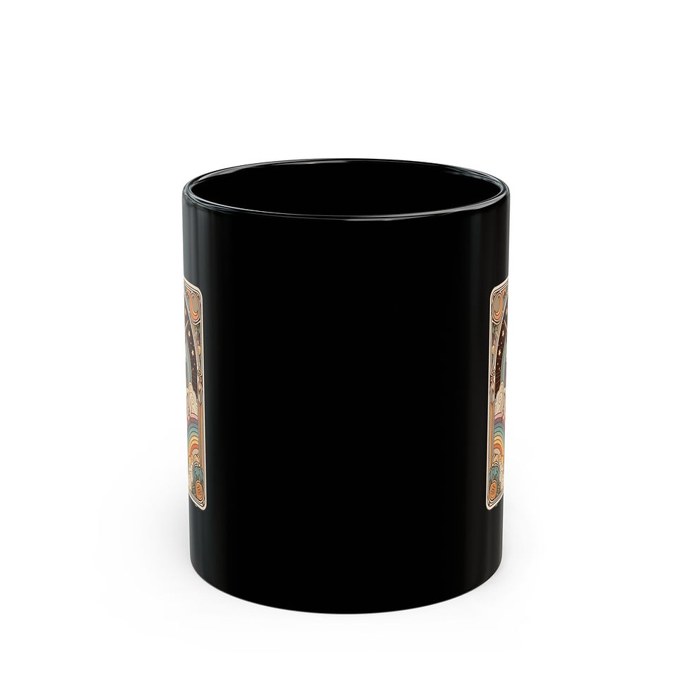 Thumbnail: The Unicorn Black Mug 11oz & 15oz