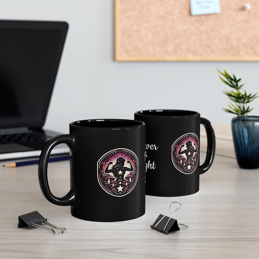 Thumbnail: Power & Light Black Mug 11oz & 15oz