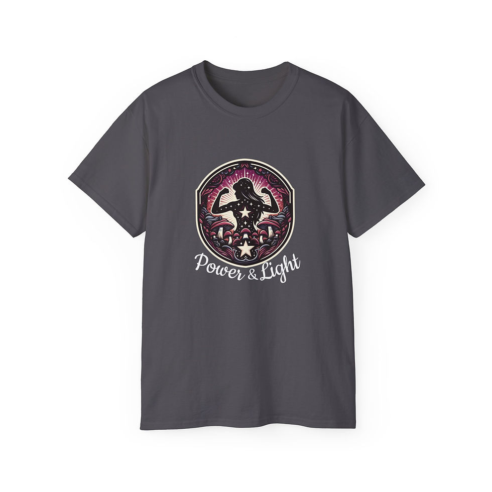 Thumbnail: Power & Light Cotton Unisex Tee