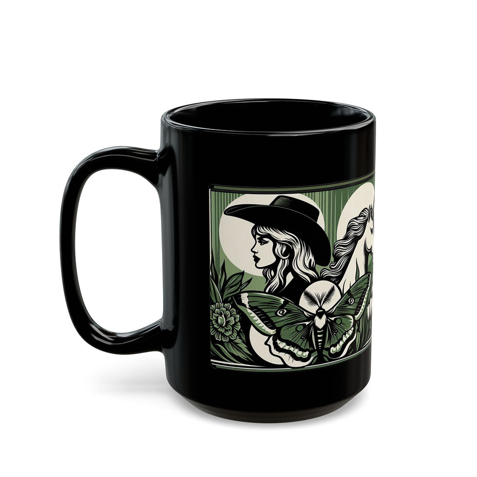 Thumbnail: Feral Gal Black Mug 11oz & 15oz