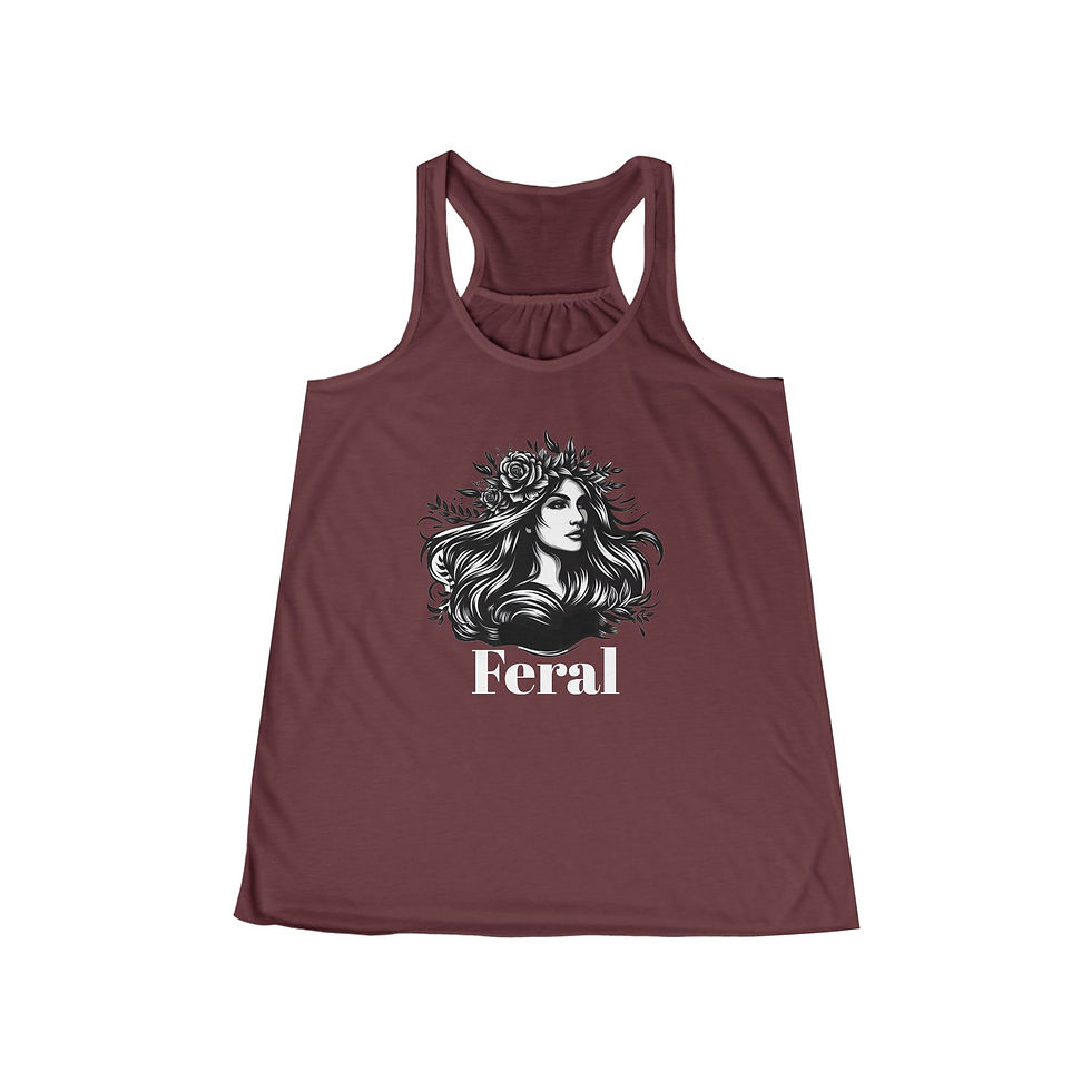 Thumbnail: Feral Goddess Flowy Racerback Tank