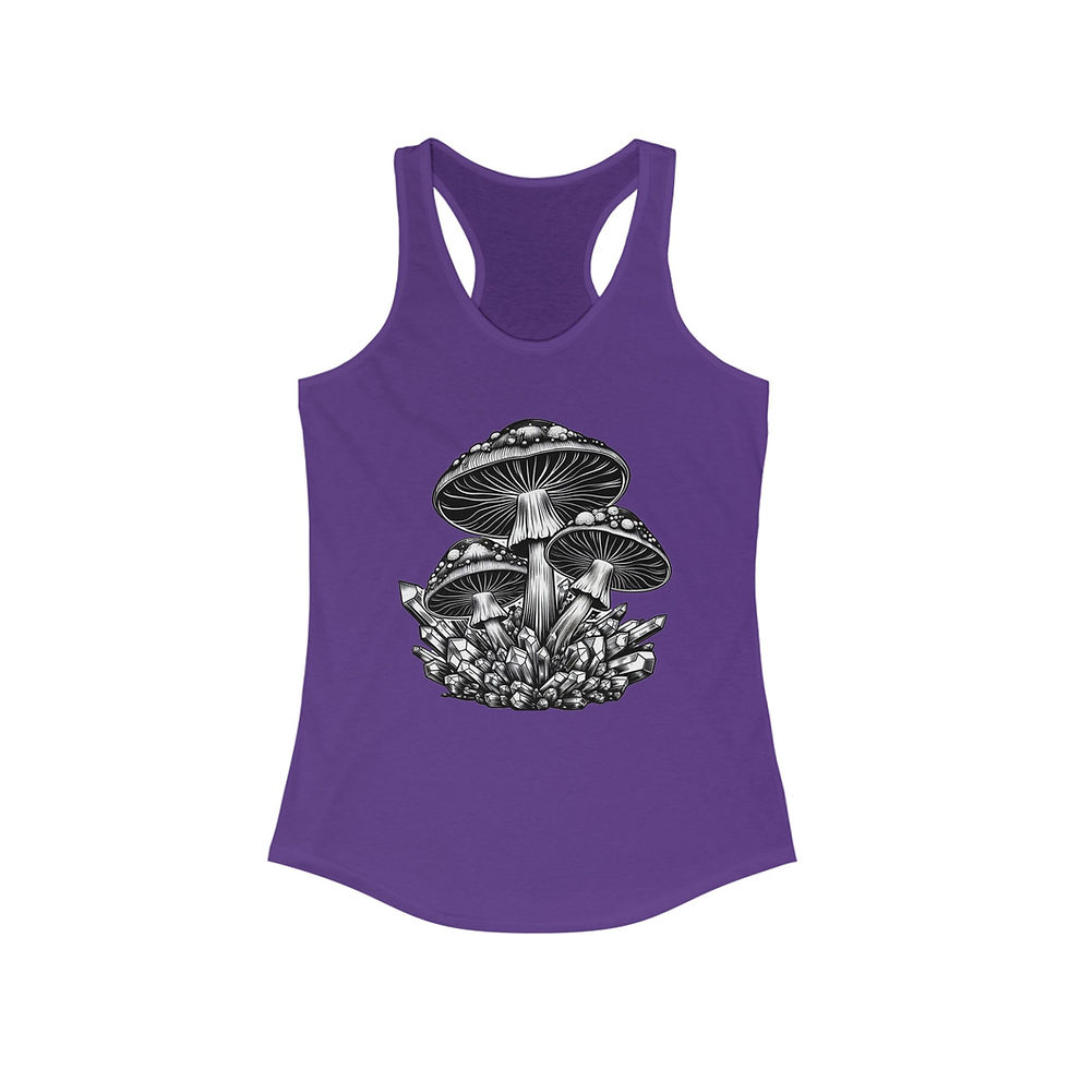 Thumbnail: Mystical Mushrooms Racerback Tank