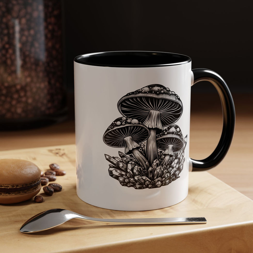 Thumbnail: Mystical Mushrooms Mug - 11 & 15oz