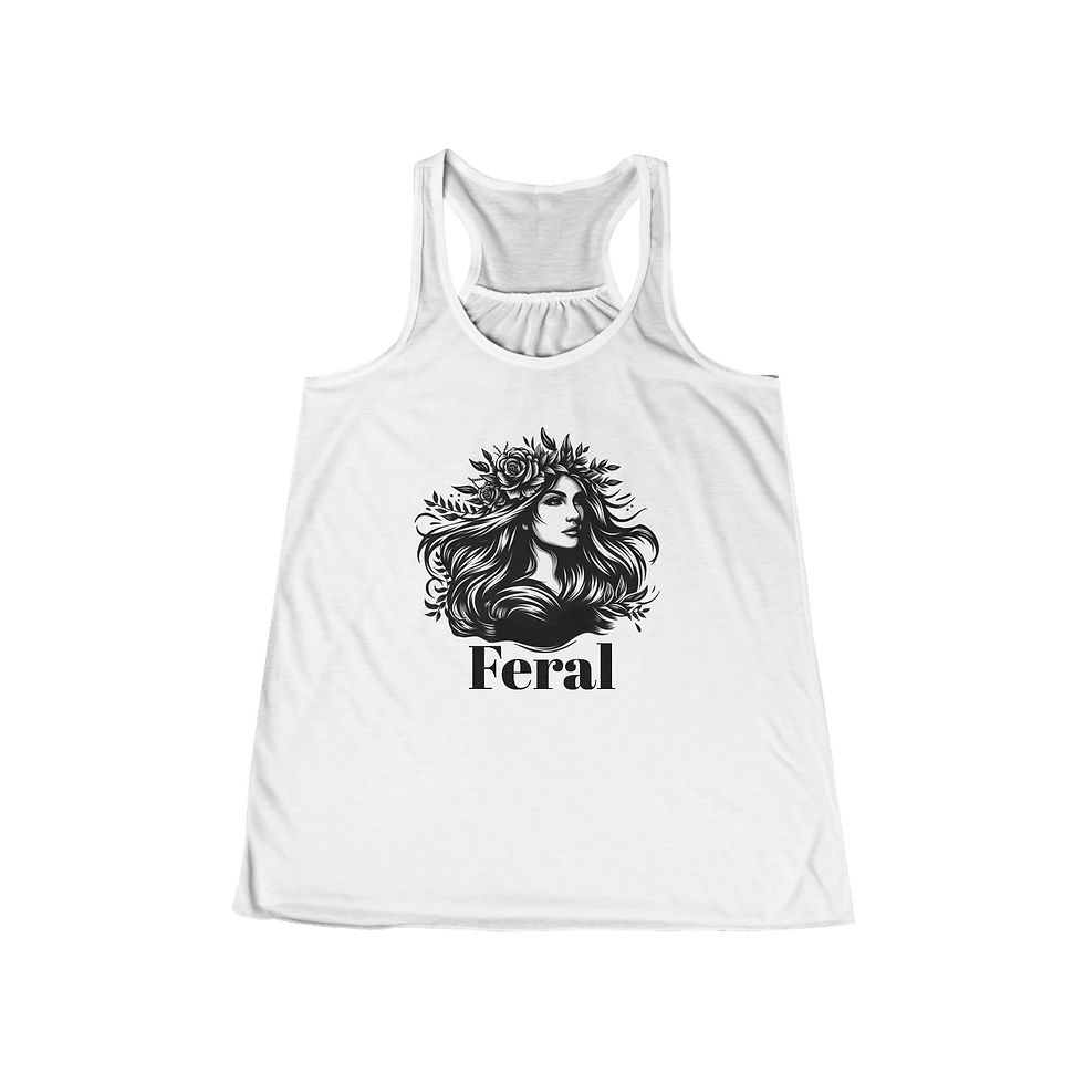 Thumbnail: Feral Goddess Flowy Racerback Tank
