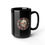 Thumbnail: Stargazing Raccoon Black Mug 11oz & 15oz