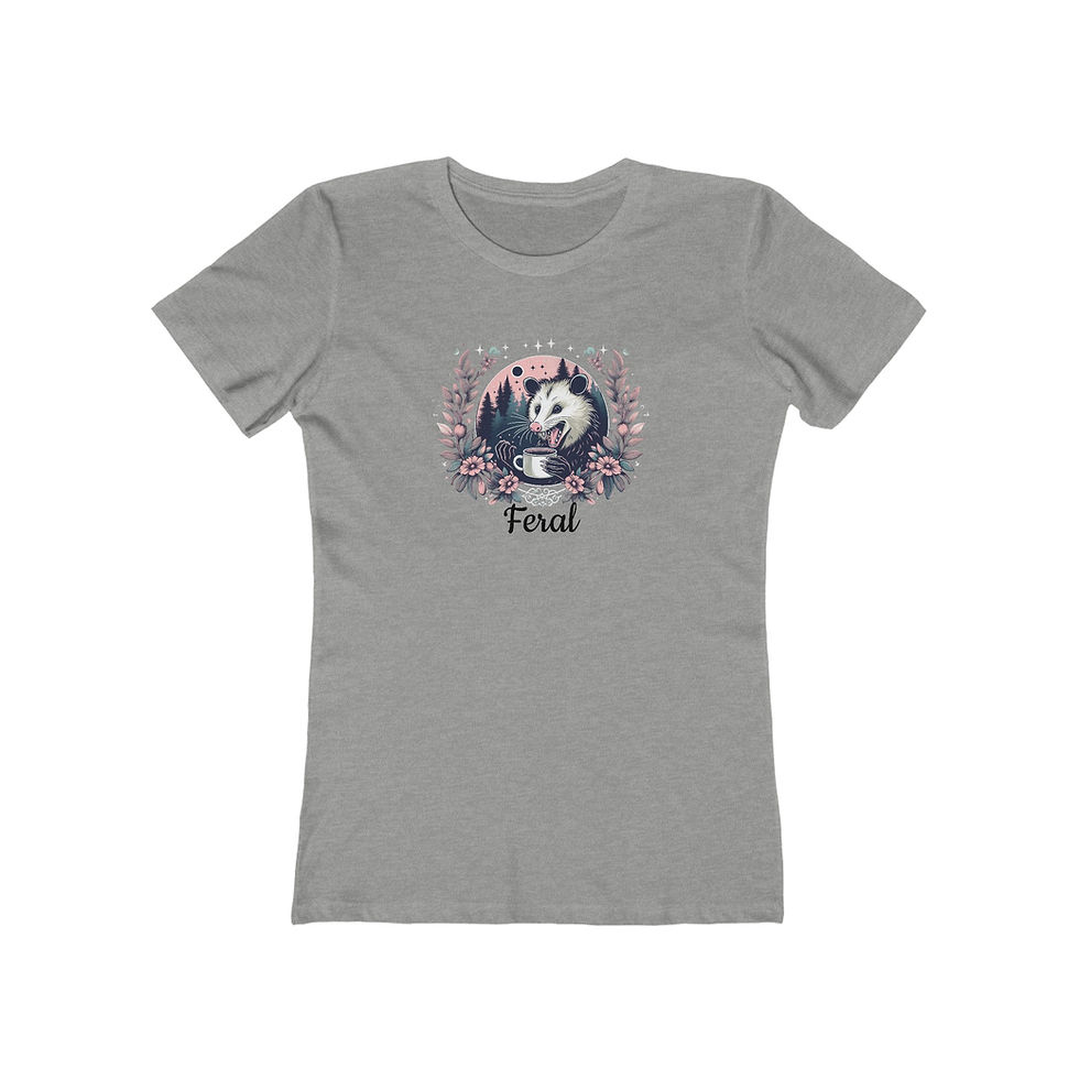 Thumbnail: Feral Possum Boyfriend Tee