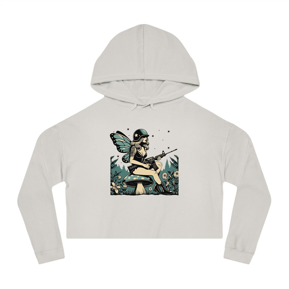Thumbnail: Fairy Faction Cropped Hoodie