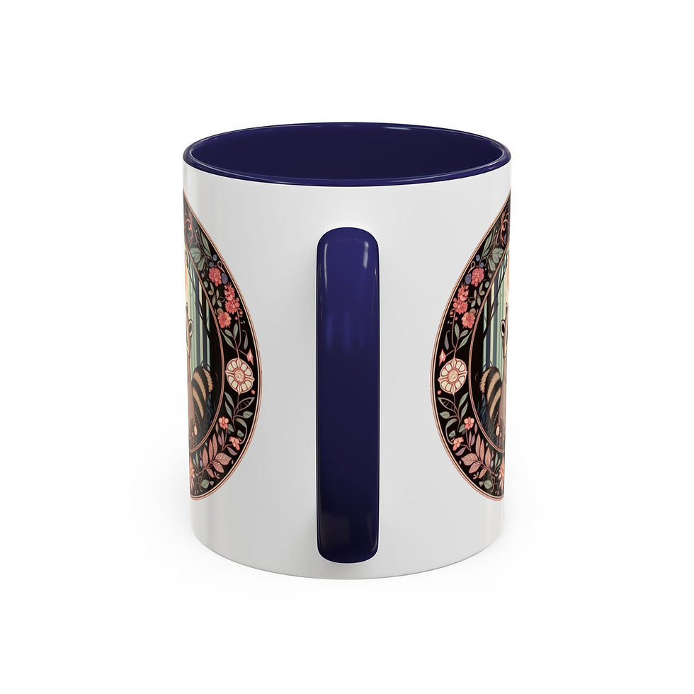 Thumbnail: Stargazing Raccoon Coffee Mug - 11oz