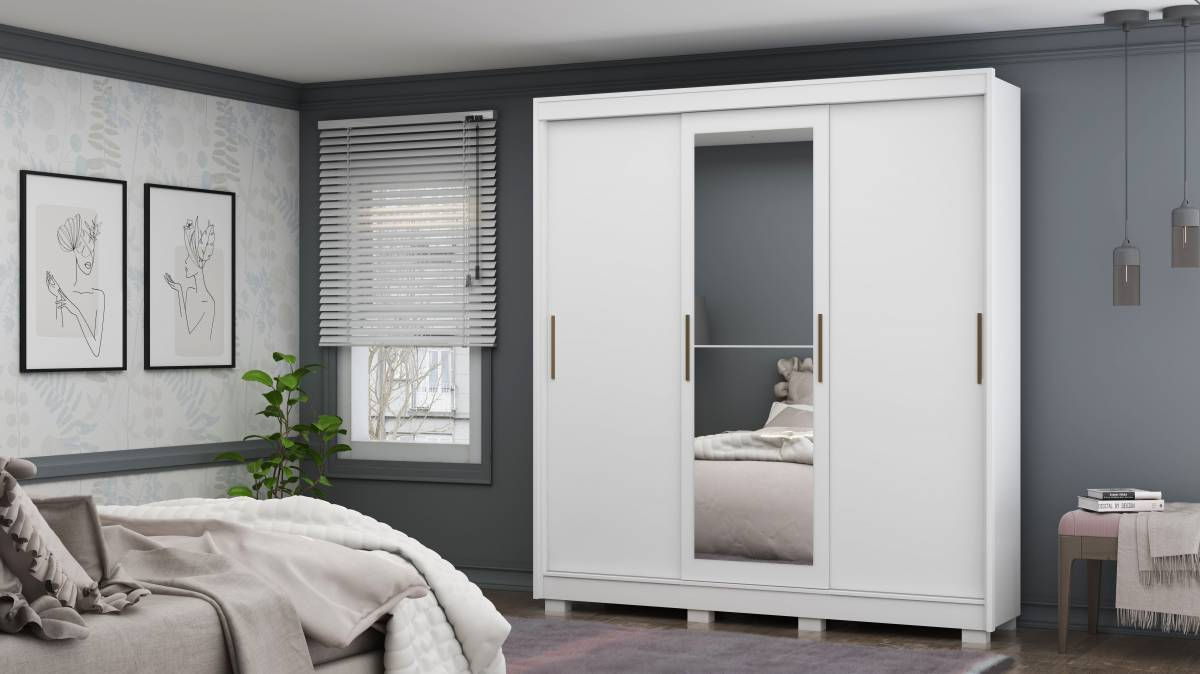 Roupeiro Viena 3 portas de Correr