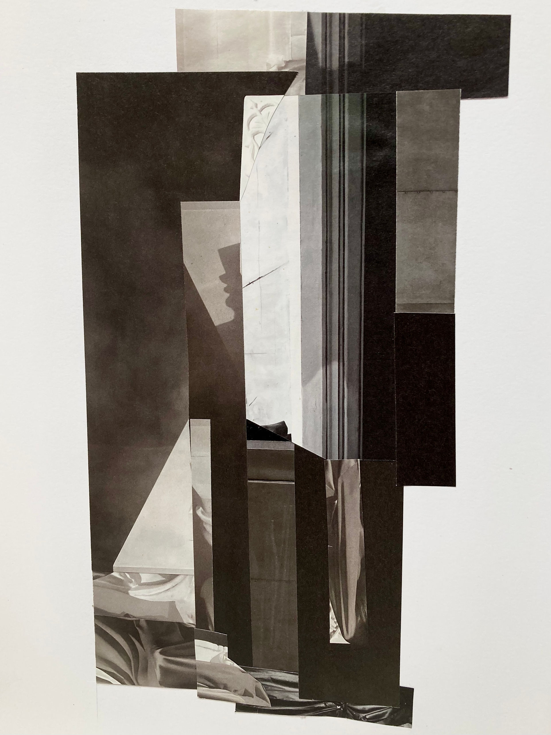 Jennifer Griffiths "Structure ?", photo collage, 20x16x2", $750