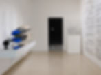 Installation view of A Letter to the XO Planets and Mosaic Manifesto wind by Bruce Mau