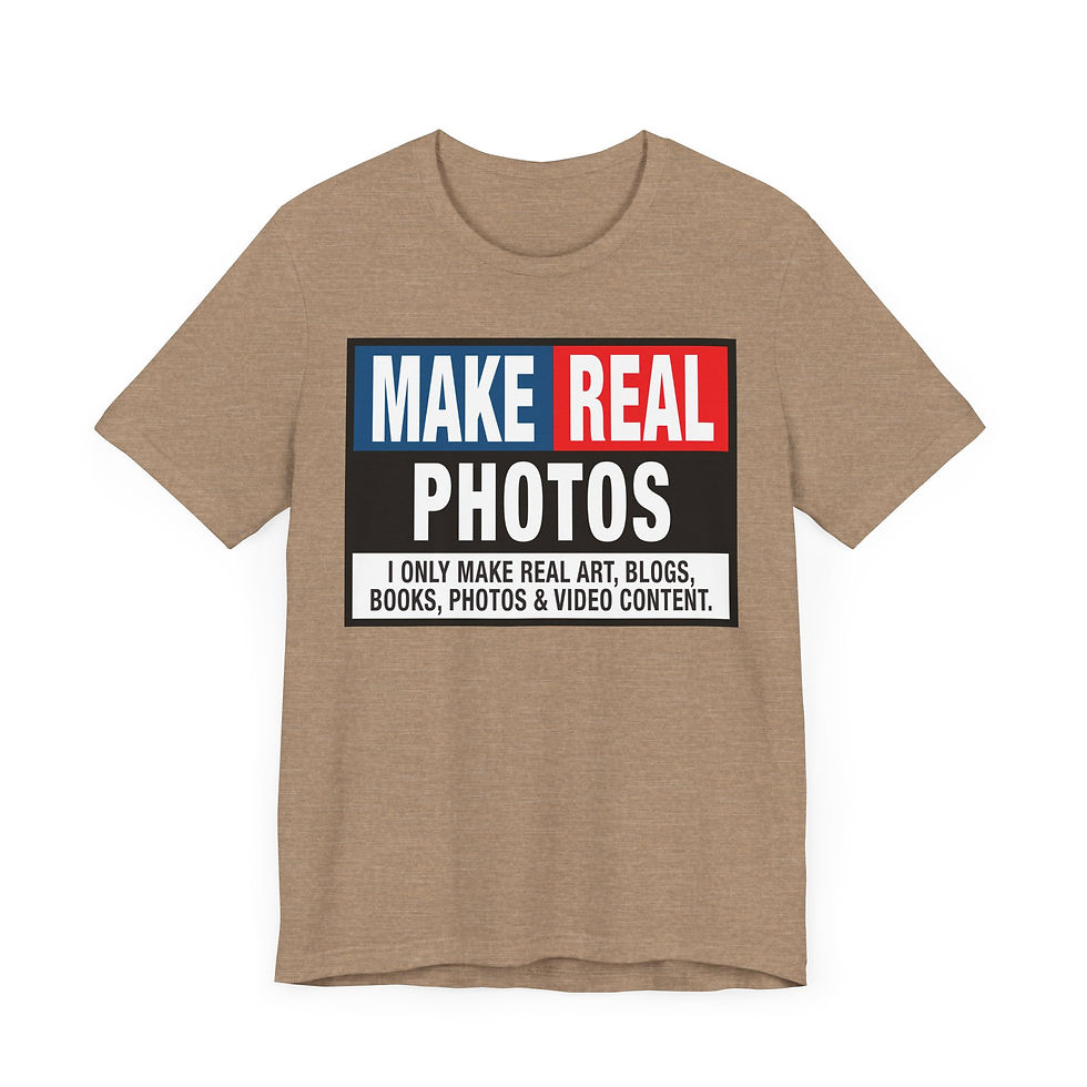 Thumbnail: MAKE REAL Photos T-Shirt