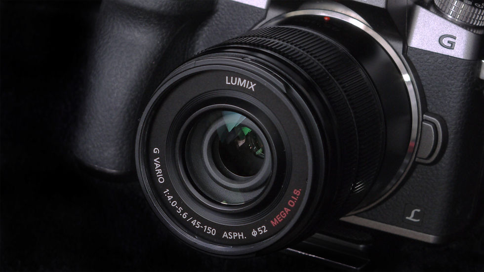 This tiny lens is actually a TELE zoom lens (for Micro Four Thirds). The full-frame equivalent would be a 90-300mm...but there are optical differences between formats. For example, an actual 300mm lens on a micro 4/3 camera would provide a 600mm equivalent, but the optical characteristics differ significantly. The depth of field and telephoto compression are different, which will impact the overall look of the shot.
