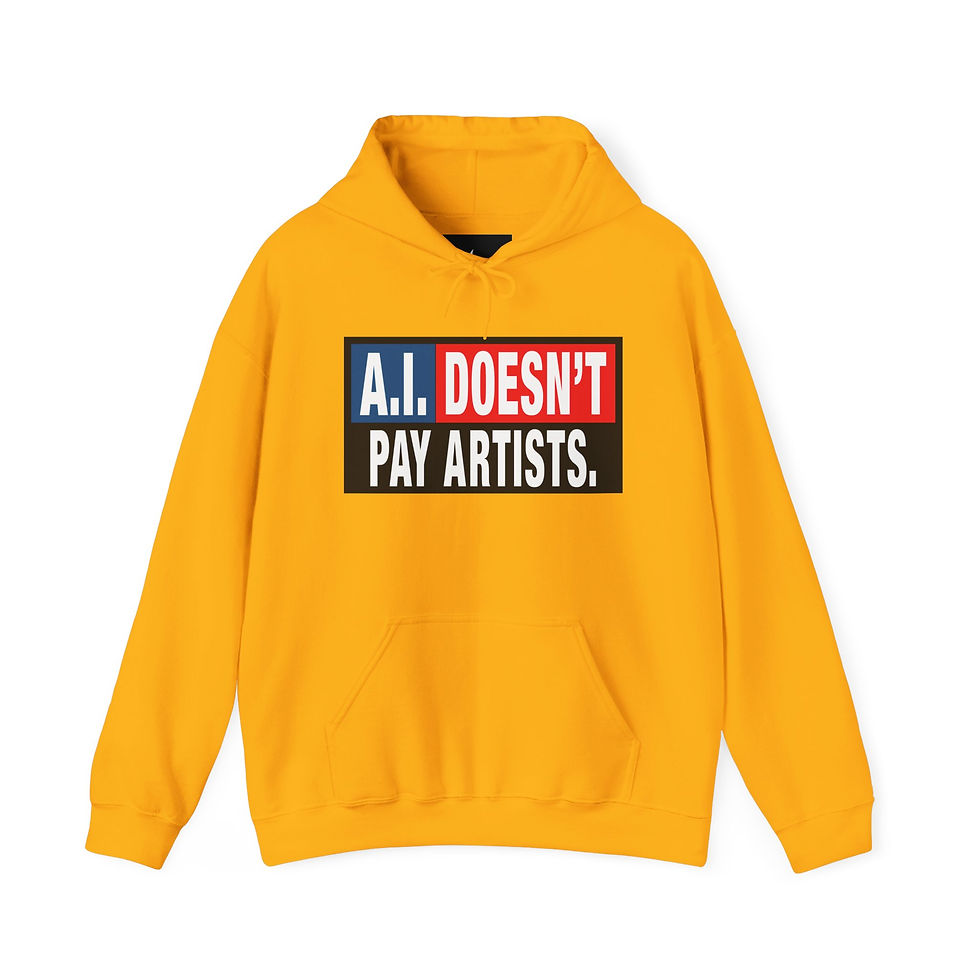 Thumbnail: AI DOESNT Pay Artists Hoodie