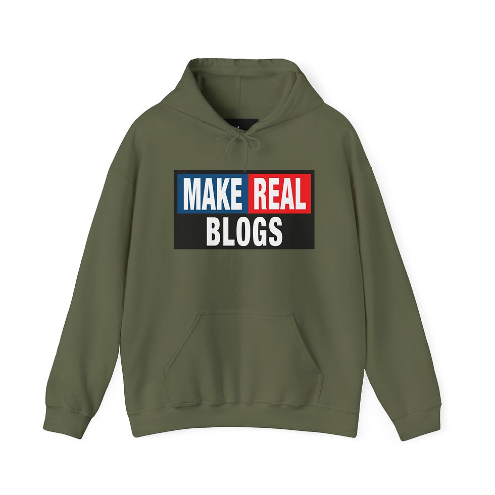 Thumbnail: MAKE REAL Blogs Hoodie