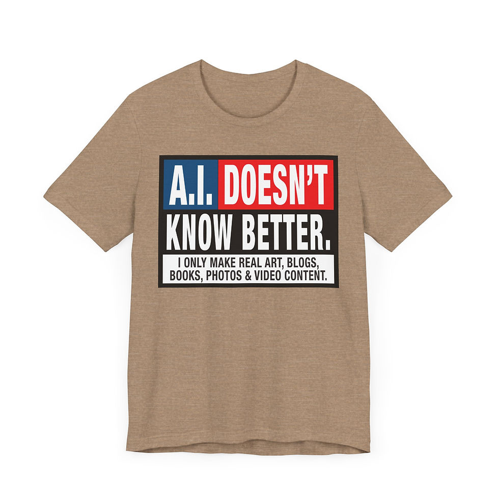Thumbnail: AI DOESNT Know Better T-Shirt
