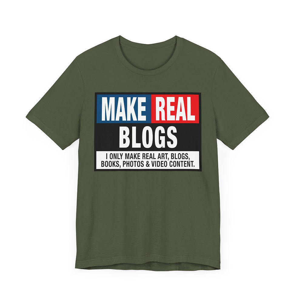Thumbnail: MAKE REAL Blogs T-Shirt