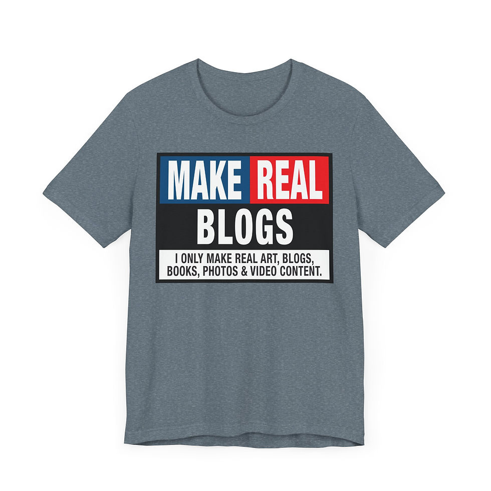 Thumbnail: MAKE REAL Blogs T-Shirt