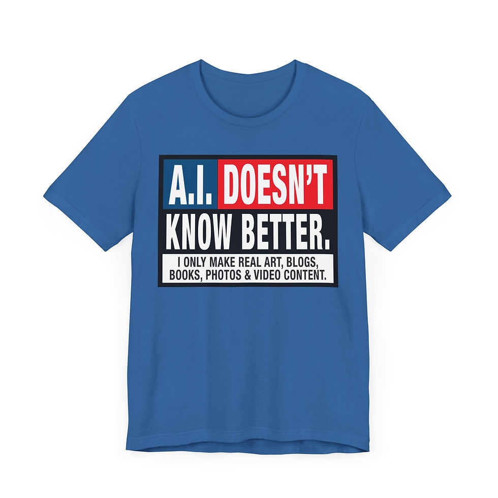Thumbnail: AI DOESNT Know Better T-Shirt
