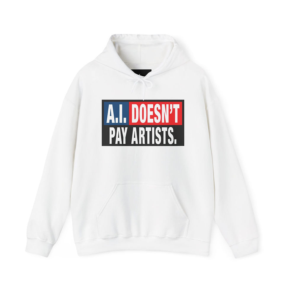 Thumbnail: AI DOESNT Pay Artists Hoodie