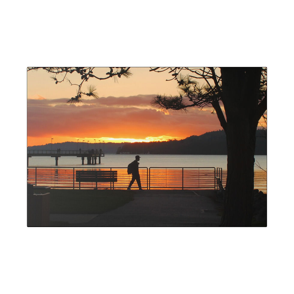 Thumbnail: REAL Waterfront View P1040192 (Stretched Canvas)