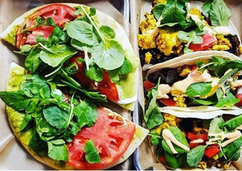 Tofu Scramble Flatbread