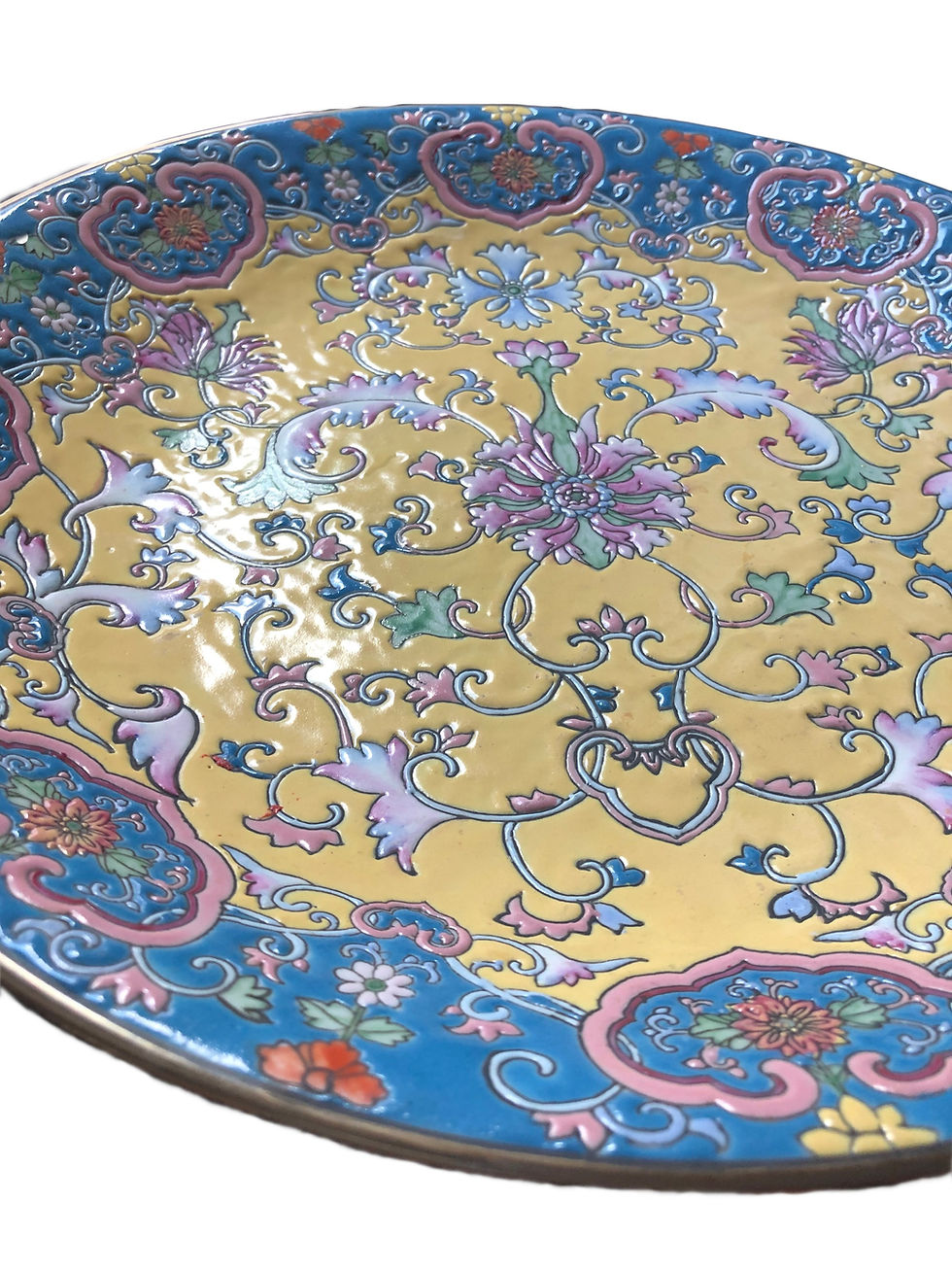 Thumbnail: Qing Dynasty Chinese Famille Rose Porcelain Plate
