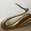 Thumbnail: 1980s Modernist Brass Swan Sculpture